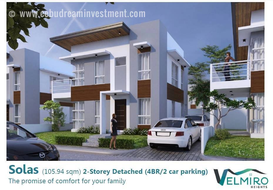 Velmiro Heights – 1unit left Solas Model Single Detached House For Sale