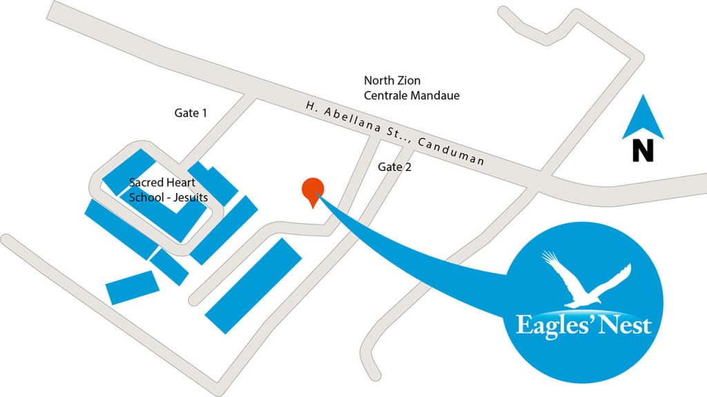 Eagle's Nest Condominium in Canduman Map