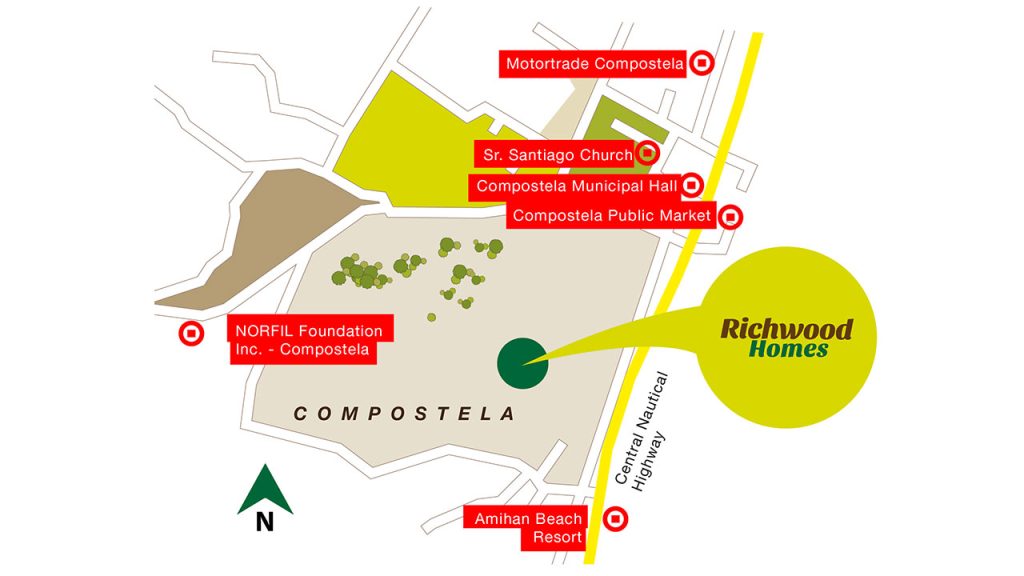 Richwood Homes Compostela Map