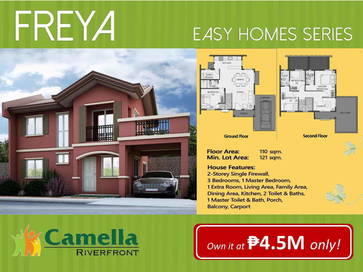 Freya Floor Plan Camella Floorplans click