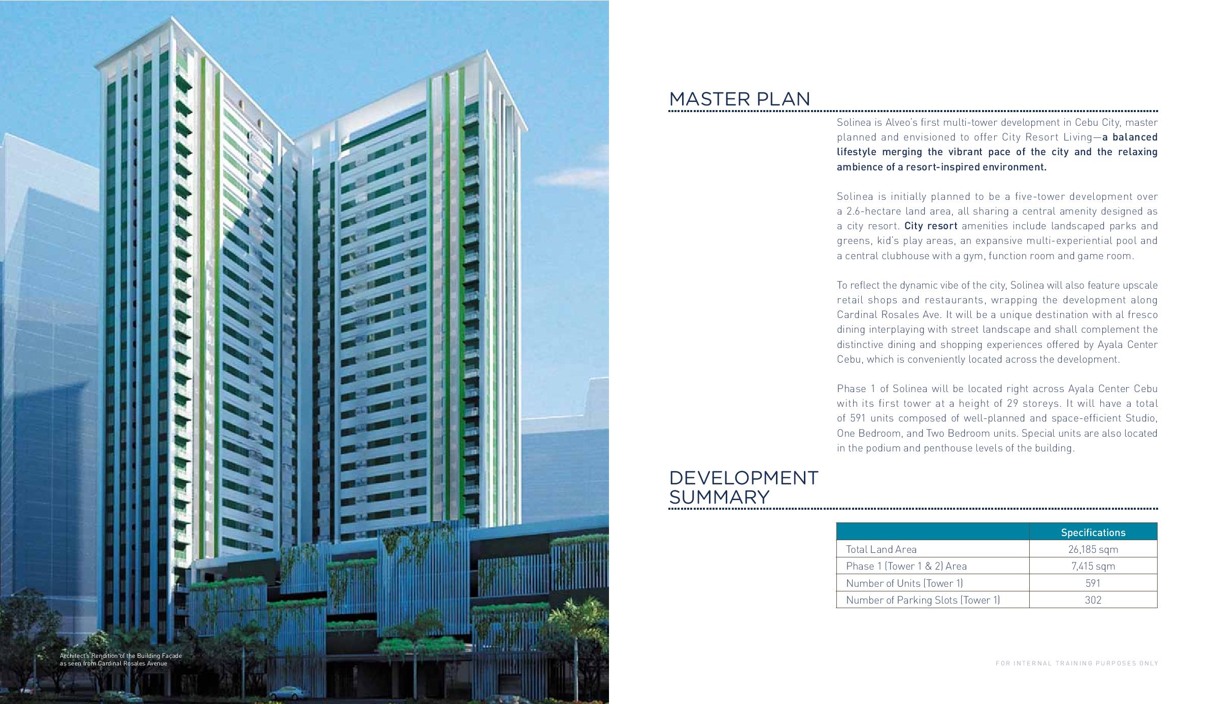 Solinea Turquoise – Tower 2 Cebu business park cebu city