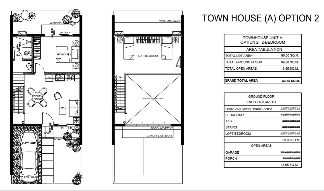 aduna house for sale townhouse unit floor plan