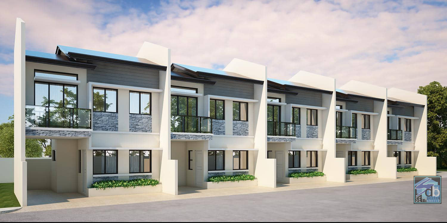 Modern Townhomes  For Sale Talamban Cebu City walking distance to main road best for rental investment