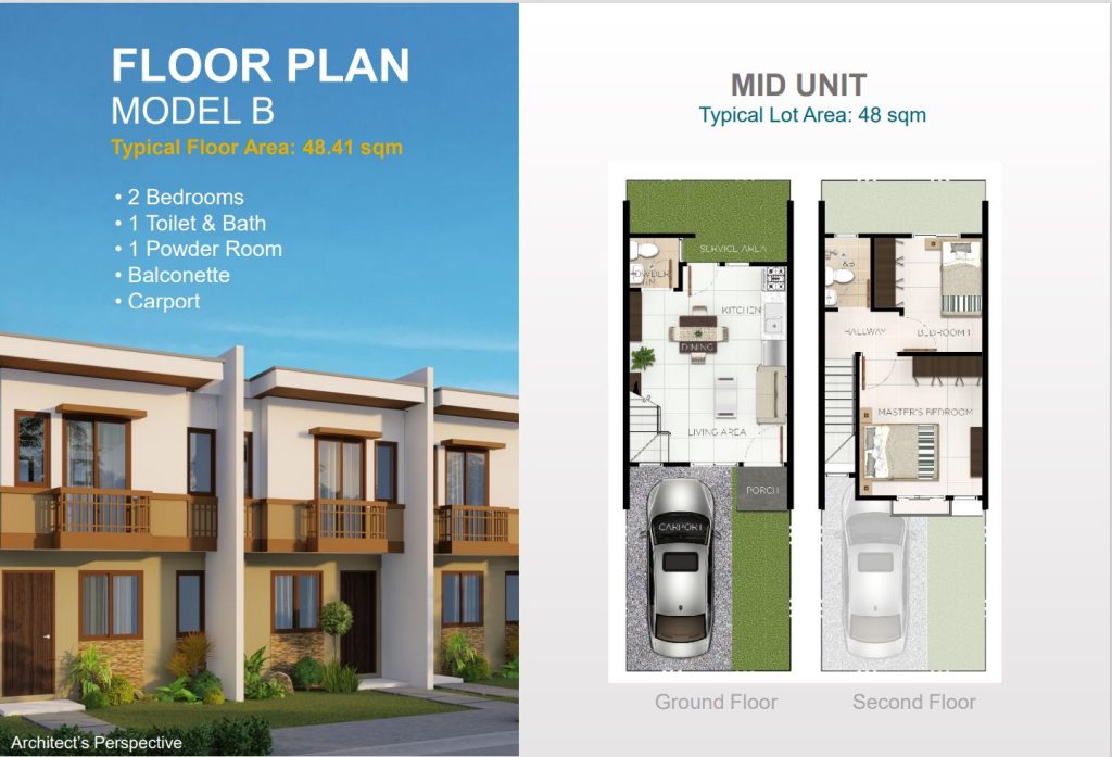 Model B in Casa Mira Homes Ormoc