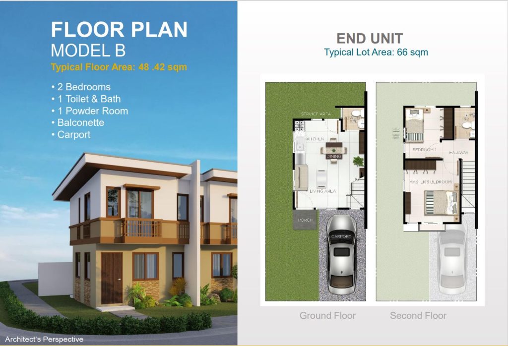 Model B in Casa Mira Homes Ormoc