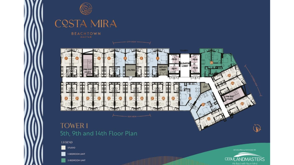 costa mira beachtown mactan floor plan