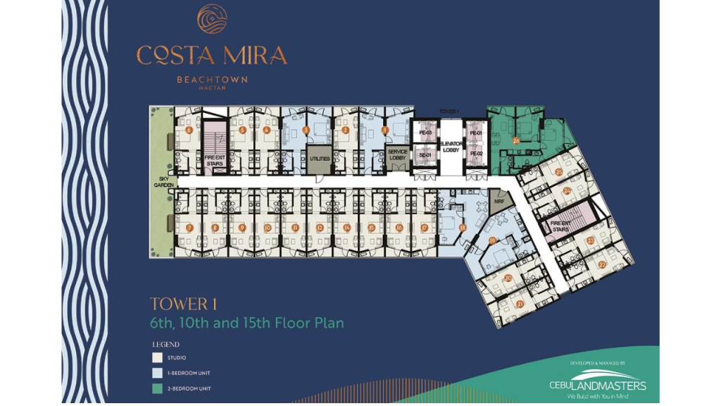 costa mira beachtown mactan floor plan