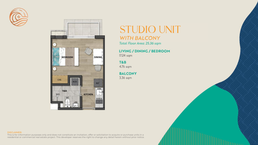 Studio Unit with Balcony 