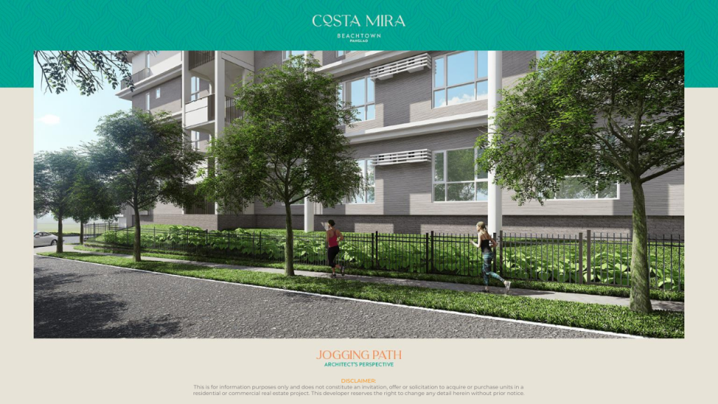 Costa Mira Beachtown Panglao Amenities Jogging Path