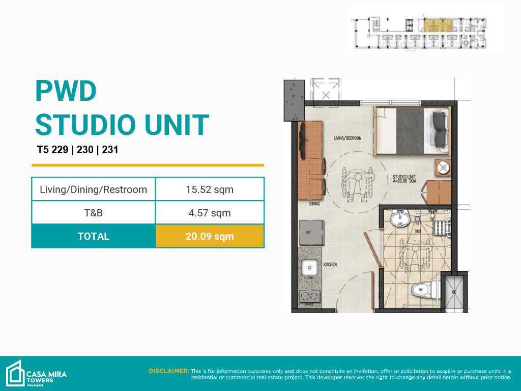 PWD studio unit