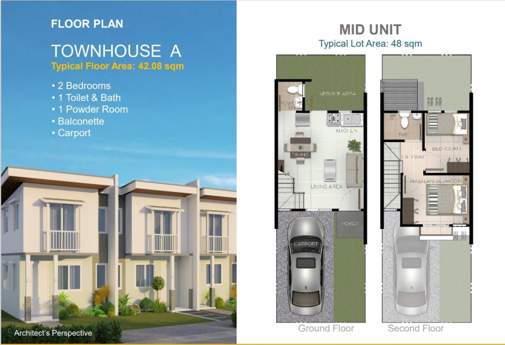 Townhouse A Mid Unit in Casa Mira Homes Dumaguete